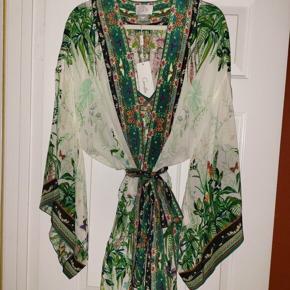 Camilla Kimono with Belt and Swimsuit - Picture 1 of 5
